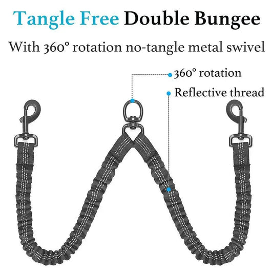 Heavy Duty Bungee Dog Leash - Petful World